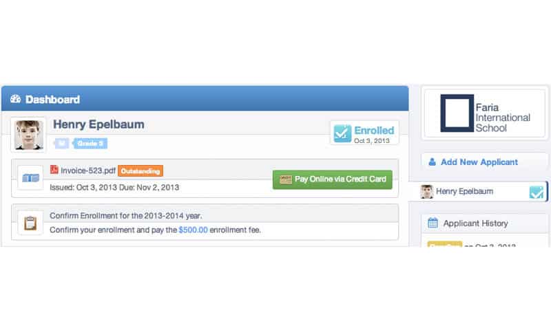 Confirming Enrollment and Accepting Enrollment Fees Online