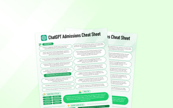 ChatGPT Admissions Cheat Sheet