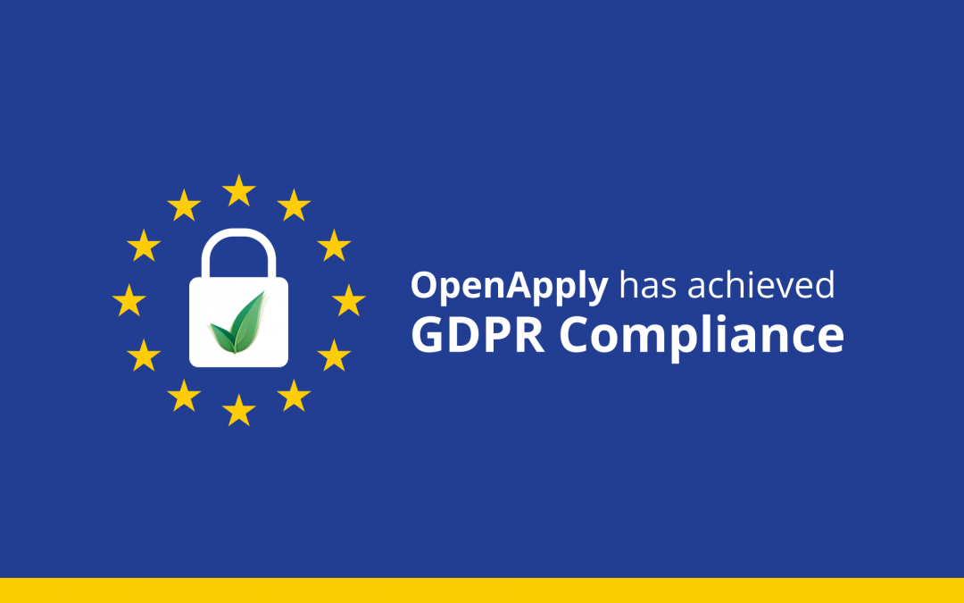 OpenApply is GDPR Compliant