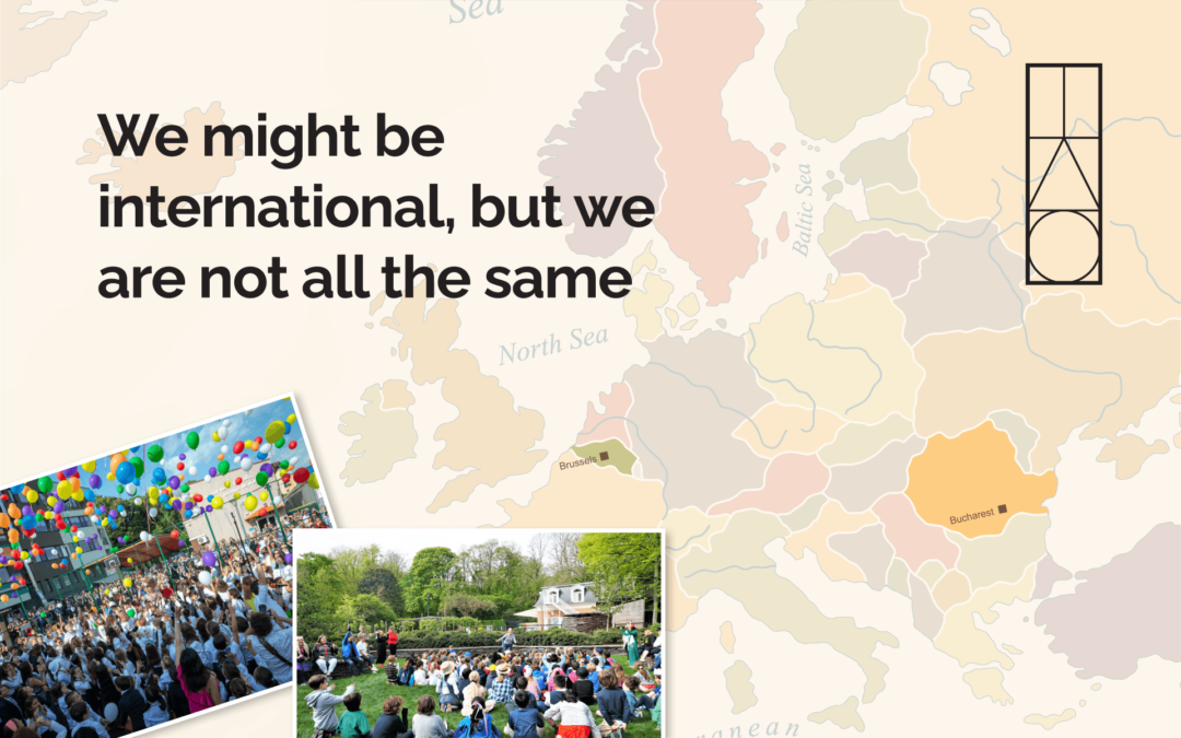 We might be international, but we are not all the same